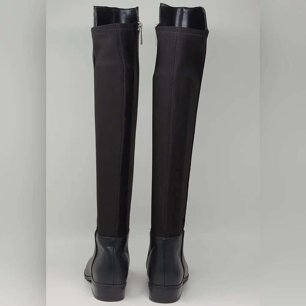 Michael Kors Women's Bromley Over The Knee Flat Riding Black Boot Size 5.5 New